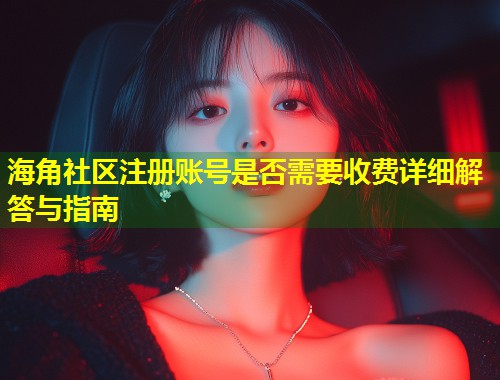 海角社区注册账号是否需要收费详细解答与指南 海角社区注册账号是否需要收费详细解答与指南