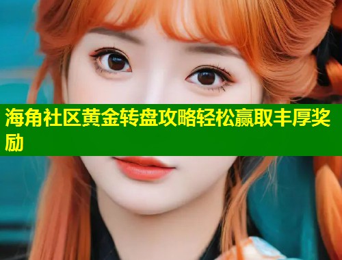 海角社区黄金转盘攻略轻松赢取丰厚奖励